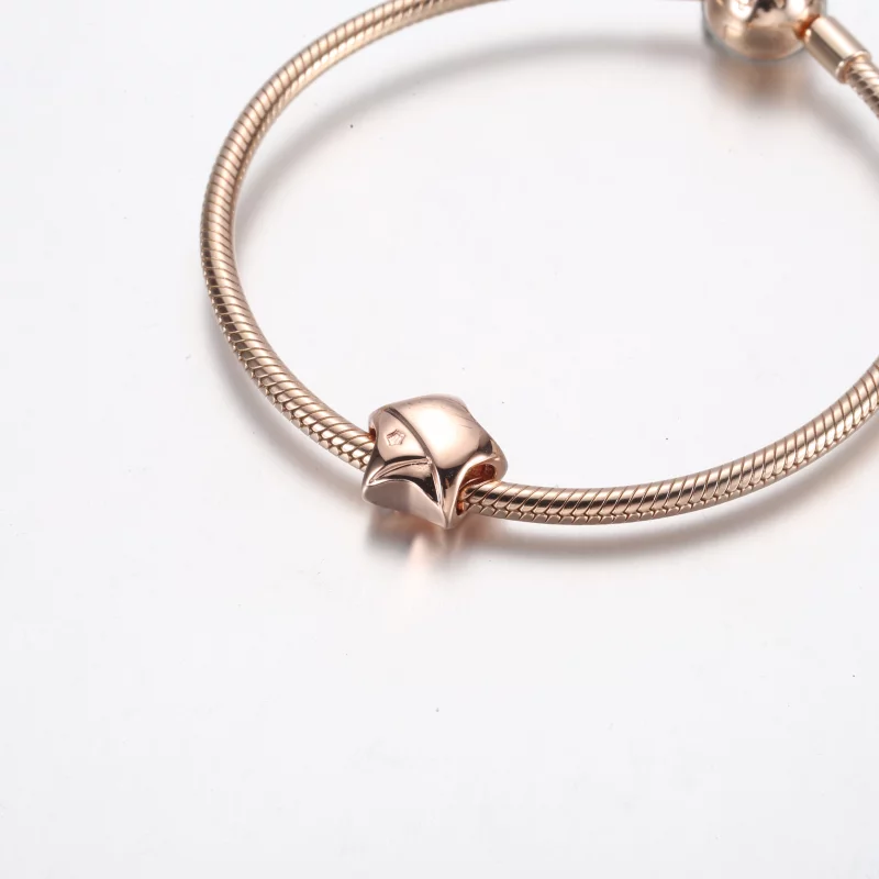 (image pour) Charm Pandora Rose Gold Luck Star - 782484C01 - Afficher 7