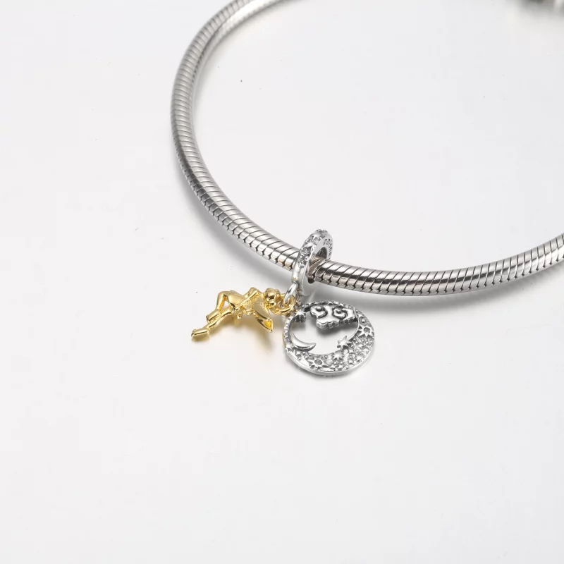 (image pour) Charm pendant PANDORA Disney Fée Clochette Céleste Nuit - 762517C01 - Afficher 10