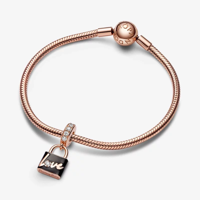 (image pour) Charm Pendentif Cadenas d'Amour PANDORA - 782508C01 - Afficher 4