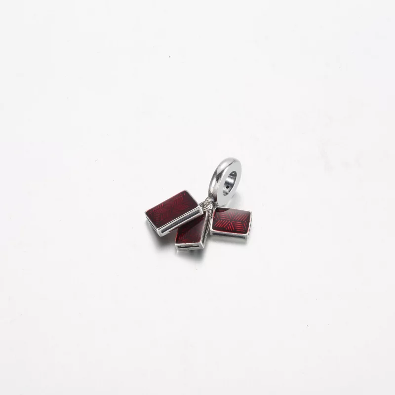 (image pour) Charmante breloque PANDORA Mahjong Triple Dangle - 792523C01 - Afficher 6