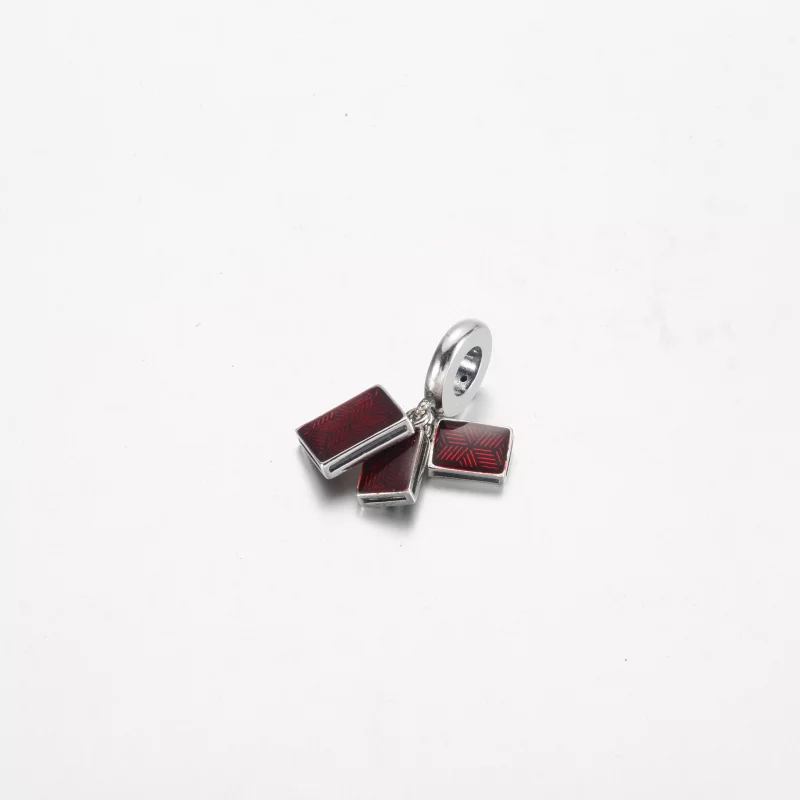 (image pour) Charmante breloque PANDORA Mahjong Triple Dangle - 792523C01 - Afficher 9