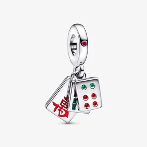 (image pour) Charmante breloque PANDORA Mahjong Triple Dangle - 792523C01