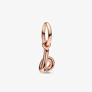 (image pour) Charmante breloque pendante PANDORA Lettre B Script Alphabet - 782459C01