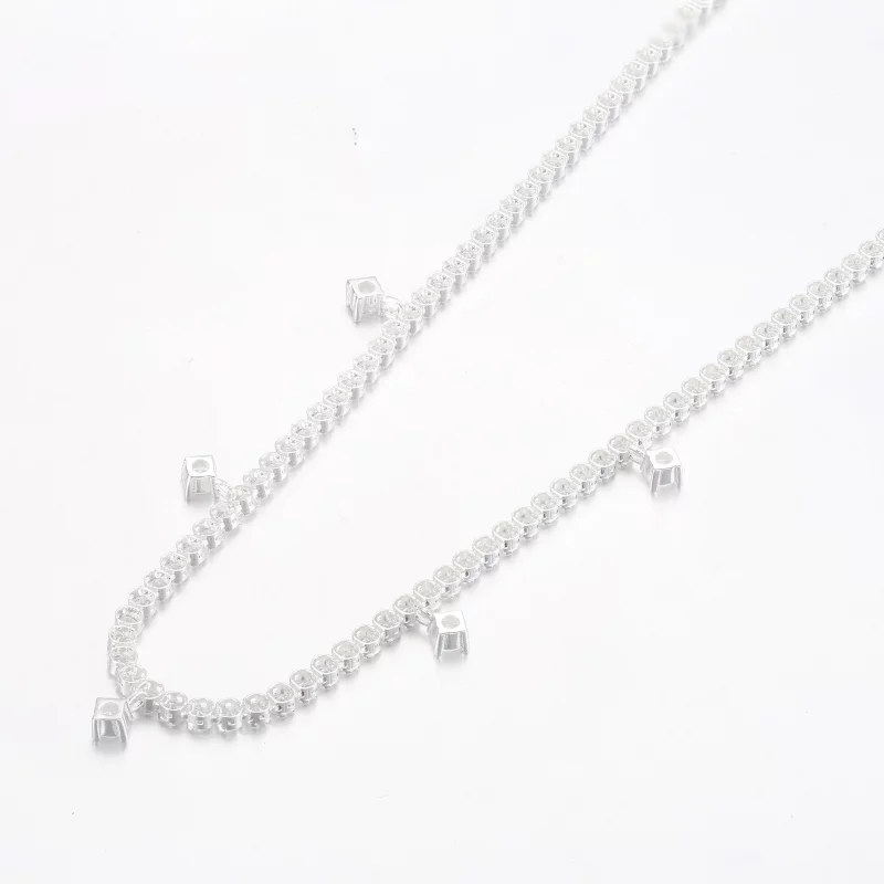 (image pour) Collier PANDORA Sparkling Drop - Référence 392405C01 - Afficher 10