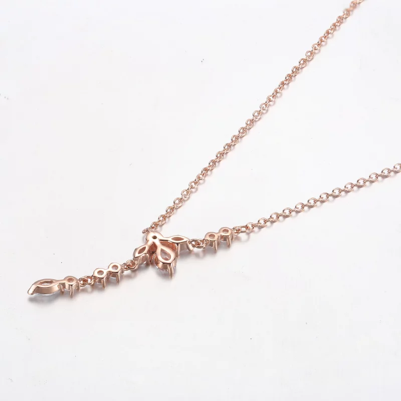 (image pour) Collier PANDORA Sparkling Herbarium Cluster Drop - 382386C01 - Afficher 6