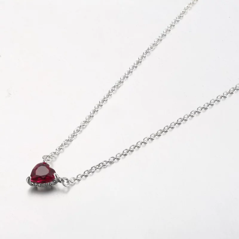 (image pour) Collier pendentif PANDORA en forme de cœur étincelant avec halo - 392542C01 - Afficher 5