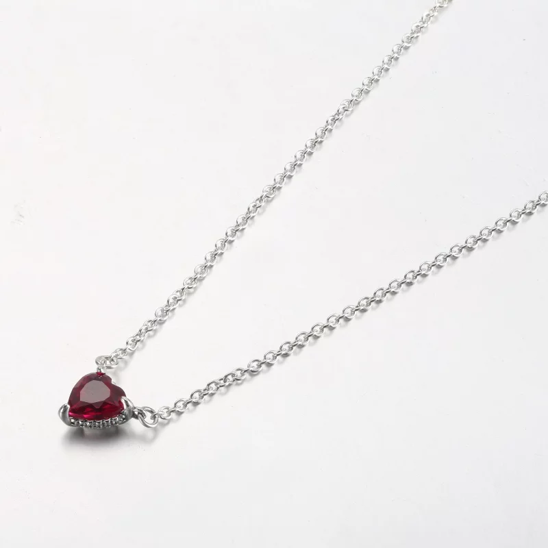 (image pour) Collier pendentif PANDORA en forme de cœur étincelant avec halo - 392542C01 - Afficher 9