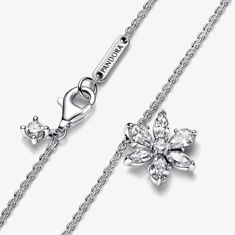 (image pour) Collier pendentif PANDORA Sparkling Herbarium Cluster - 392387C01 - Afficher 4