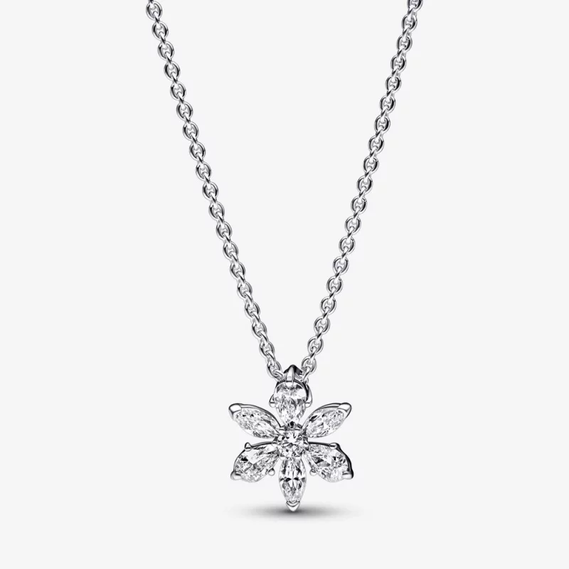 (image pour) Collier pendentif PANDORA Sparkling Herbarium Cluster - 392387C01