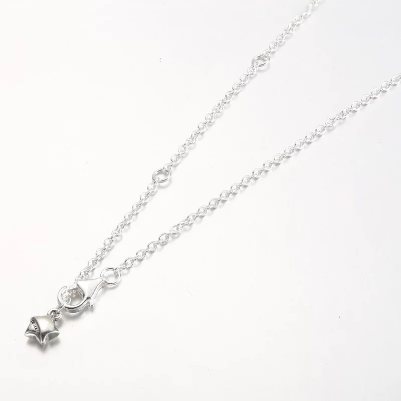 (image pour) Collier étoile chanceuse PANDORA en or rose - 382489C01-45 - Afficher 4