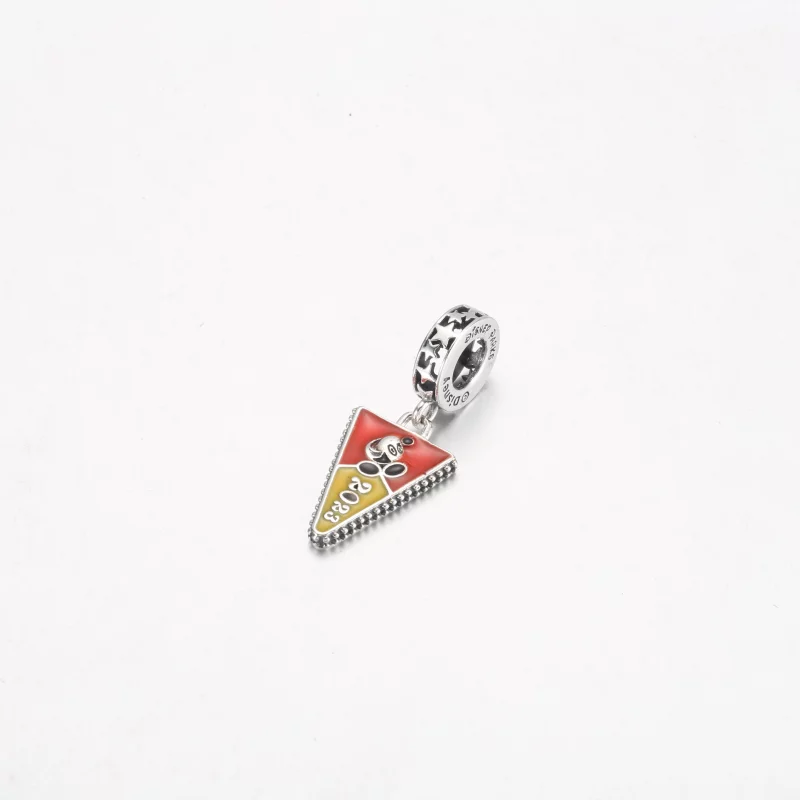 (image pour) Disney Parks Pandora 2023 Mickey Mouse Pennant Ice Cream Bar Dangle Charm NIB - - Afficher 2