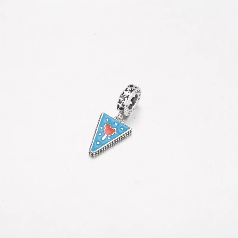 (image pour) Disney Parks Pandora 2023 Mickey Mouse Pennant Ice Cream Bar Dangle Charm NIB - - Afficher 3