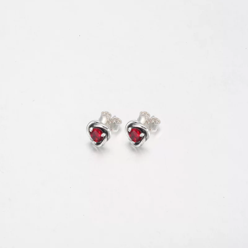 (image pour) PANDORA Boucles d'oreilles clous cercle éternité en aqua bleu de mer - 292334C09 - Afficher 6