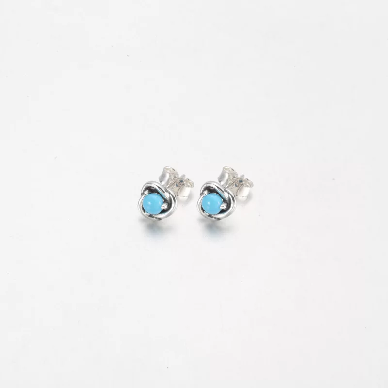 (image pour) PANDORA Boucles d'oreilles clous Eternity Circle blanches de juin - 292335C03 - Afficher 15