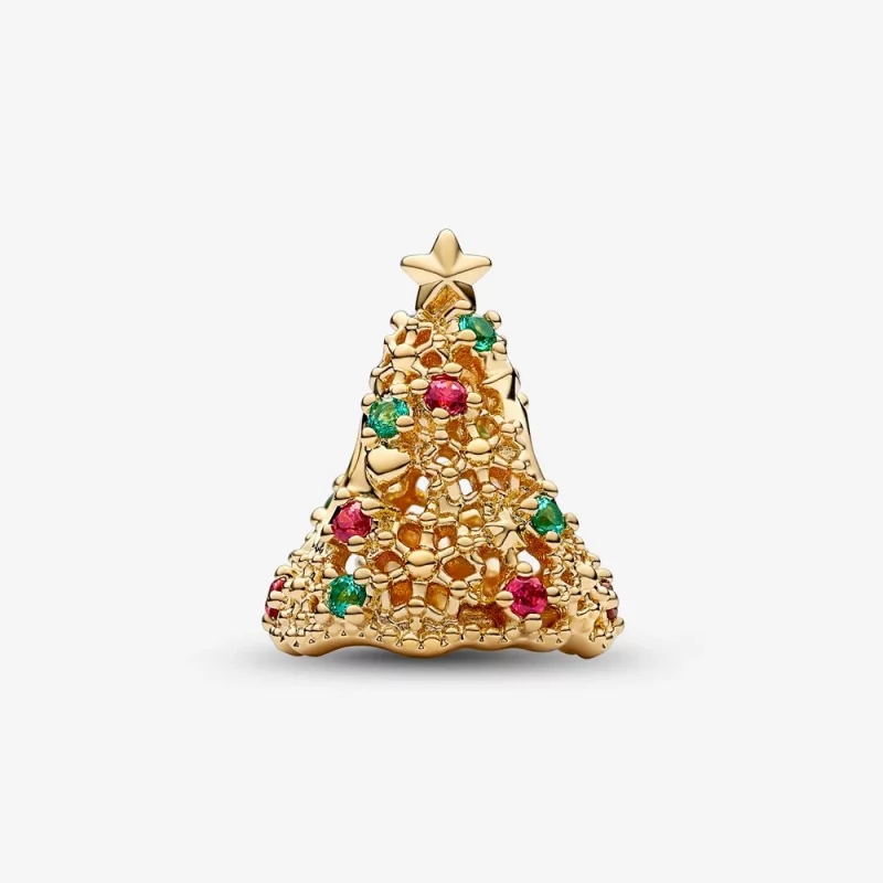 (image pour) PANDORA Charm Arbre de Noël Pailleté - 769226C01 - Afficher 4