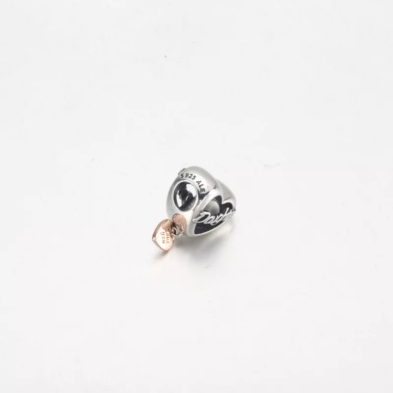 (image pour) PANDORA Charm Cœur "Je t'aime, ma fille" - 782327C00 - Afficher 6