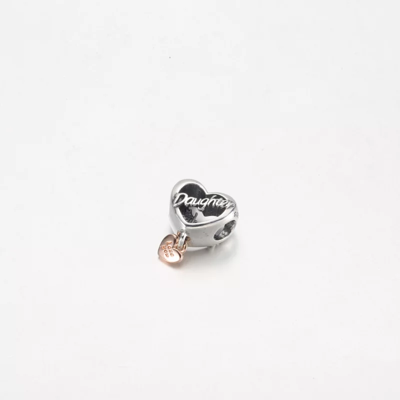 (image pour) PANDORA Charm Cœur "Je t'aime, ma fille" - 782327C00 - Afficher 8