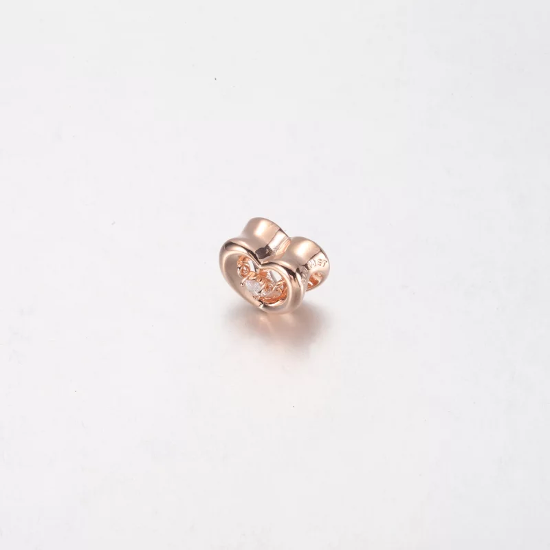 (image pour) PANDORA Charm Cœur Radieux et Pierre Flottante - 782493C01 - Afficher 9