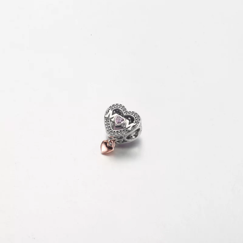 (image pour) Pandora Charm Maman et Cœur - 782653C01 - Afficher 2
