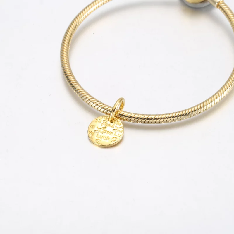 (image pour) PANDORA Charm Pendentif Paix, Amour & Chance - 752329C00 - Afficher 7