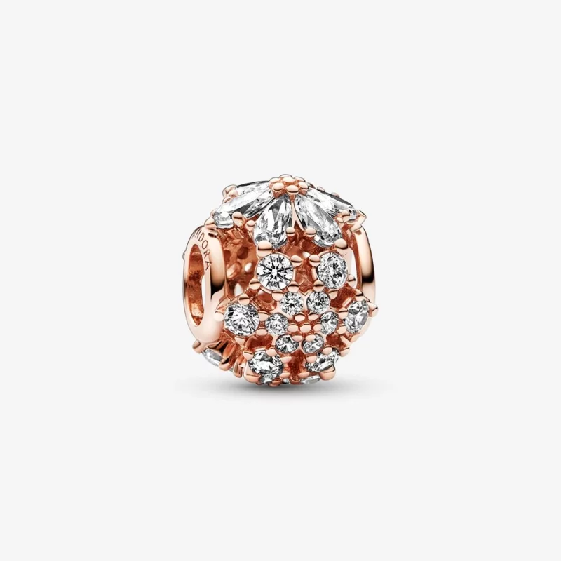 (image pour) PANDORA Charmant Charme Rond de Clusters d'Herbier Étincelant - 782383C01