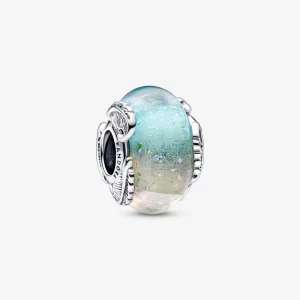 (image pour) PANDORA Charme Plume Courbée en Verre de Murano Multicolore - 792577C00