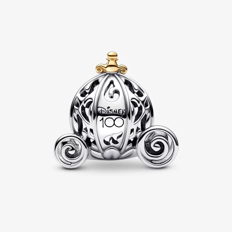 (image pour) PANDORA Disney 100e anniversaire Charme Carrosse Enchanté de Cendrillon - 792553 - Afficher 4