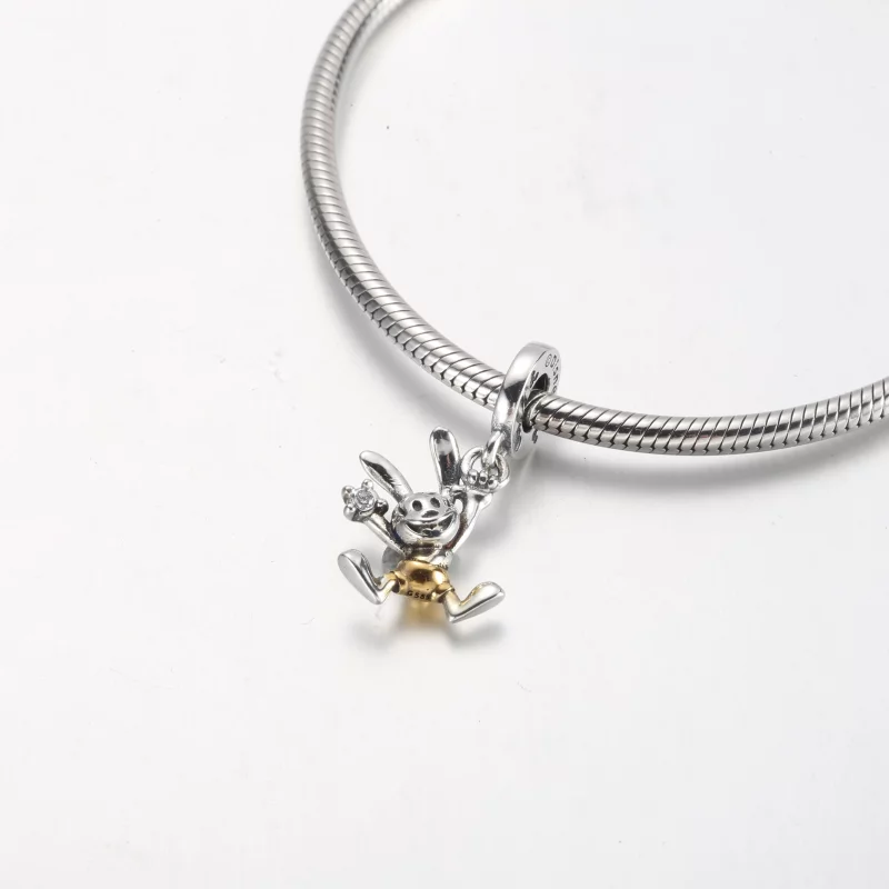 (image pour) PANDORA Disney 100e anniversaire Oswald Dangle Charm - 792519C01 - Afficher 8