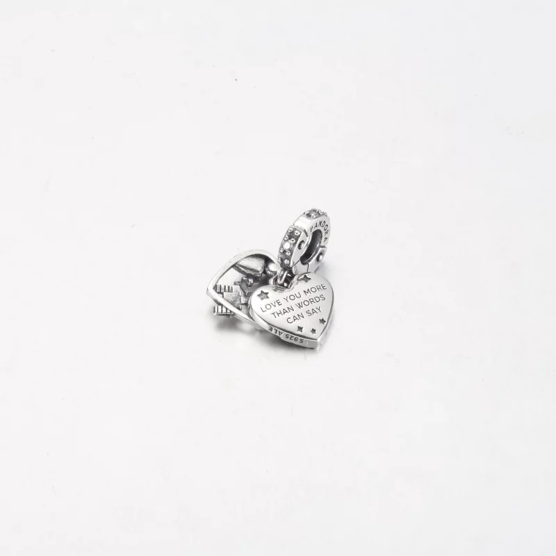 (image pour) PANDORA Disney Pixar Wall-E & Eve Charm Pendant Luminescent dans le noir - 79251 - Afficher 5
