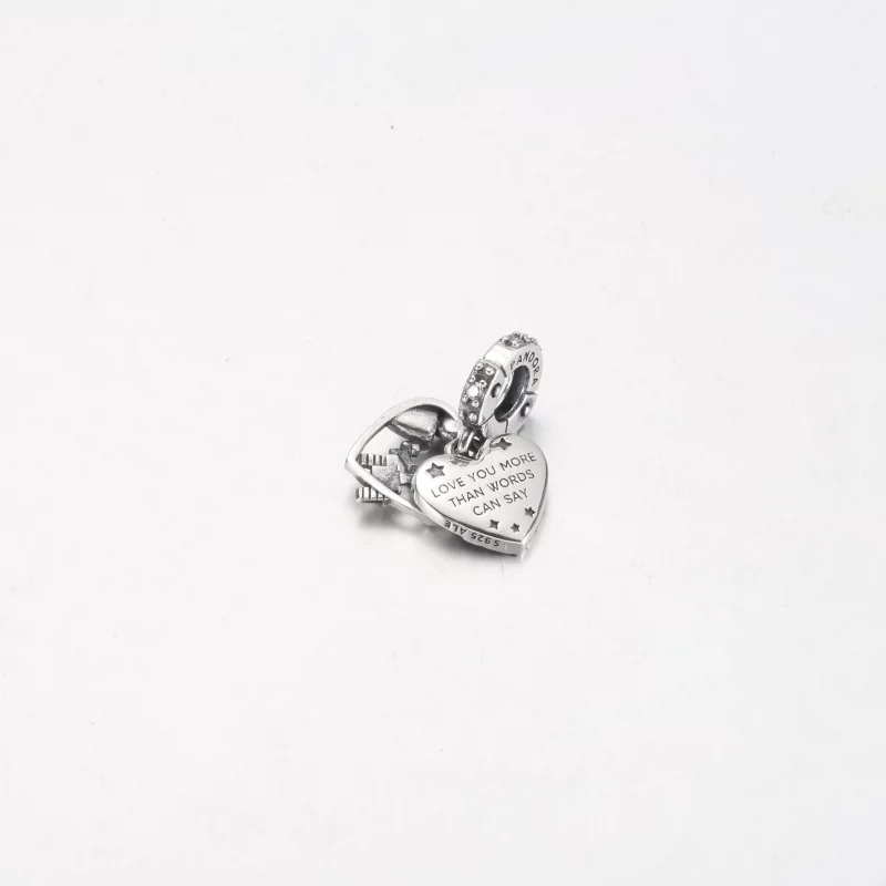 (image pour) PANDORA Disney Pixar Wall-E & Eve Charm Pendant Luminescent dans le noir - 79251 - Afficher 8