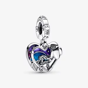 PANDORA Disney Pixar Wall-E & Eve Charm Pendant Luminescent dans le noir - 792518C01 (image pour) PANDORA Disney Pixar Wall-E & Eve Charm Pendant Luminescent dans le noir - 792518C01