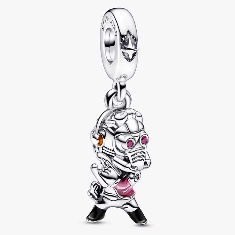 (image pour) PANDORA Marvel Gardiens de la Galaxie Star-Lord Charm Pendant - 792562C01