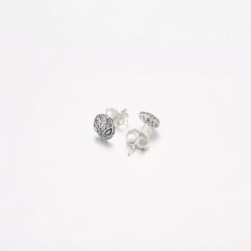(image pour) PANDORA Marvel Spider-Man Masque Boucles d'oreilles clous Pavé - 292354C01 - Afficher 5