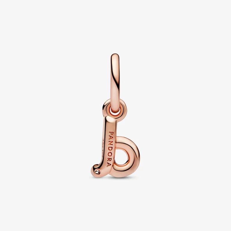 (image pour) Pendentif à breloque avec lettre D de l'alphabet en script de PANDORA - 782534C0 - Afficher 3