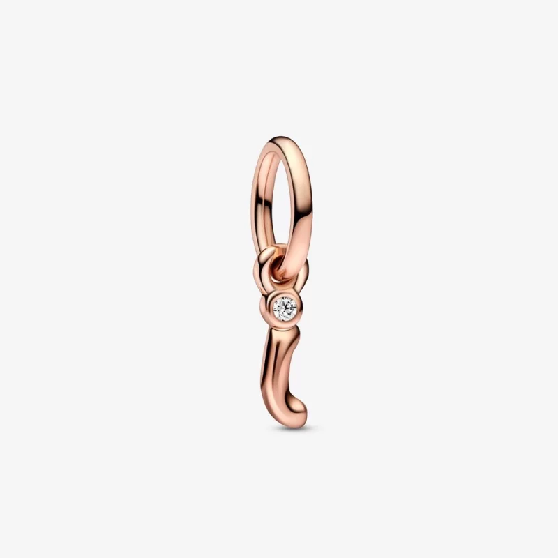 (image pour) Pendentif à breloque en forme de lettre I de l'alphabet script de PANDORA - 782473C01