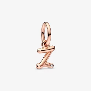 (image pour) Pendentif à breloque en forme de lettre Z de l'alphabet script PANDORA - 782457C01