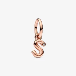 (image pour) Pendentif à breloque PANDORA Lettre S Script Alphabet - 782478C01