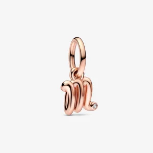 (image pour) Pendentif Charm Alphabet M Script PANDORA - 782474C01