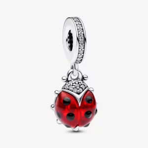 (image pour) Pendentif Charme Coccinelle Rouge PANDORA - 792571C01
