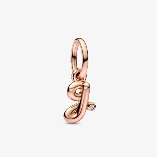 (image pour) Pendentif Charms Alphabet avec lettre G en écriture script de PANDORA - 782535C01