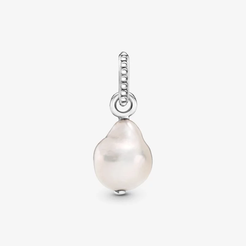 (image pour) Pendentif en perle baroque d'eau douce traitée PANDORA - 399427C01 - Afficher 3
