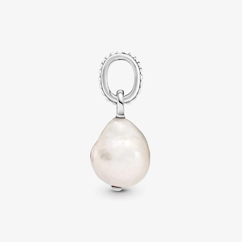 (image pour) Pendentif en perle baroque d'eau douce traitée PANDORA - 399427C01 - Afficher 4