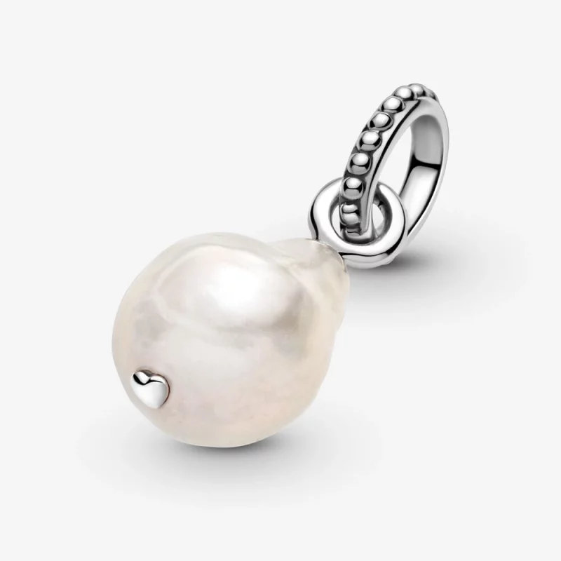 (image pour) Pendentif en perle baroque d'eau douce traitée PANDORA - 399427C01 - Afficher 5