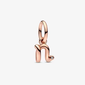 (image pour) Pendentif PANDORA Lettre N en forme de script - 782475C01