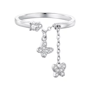 (image pour) Bagues ajustables de style Pandora - BSR349