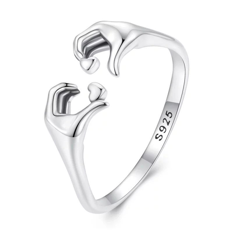 (image pour) Bagues de promesse de style Pandora pour les couples - SCR902 - Afficher 3