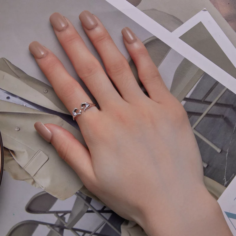 (image pour) Bagues de promesse de style Pandora pour les couples - SCR902 - Afficher 5