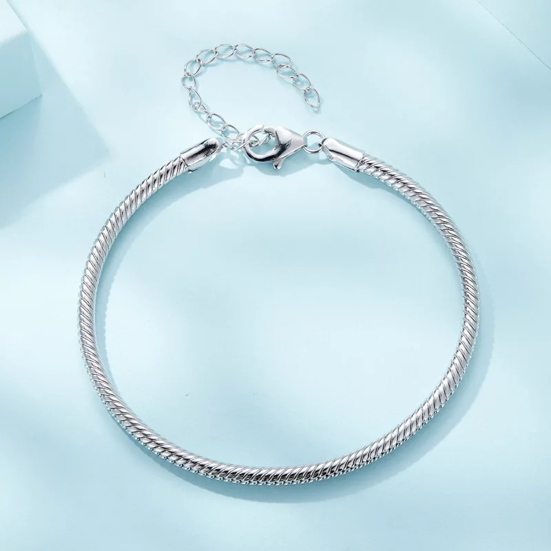 (image pour) Bracelet à chaîne serpent de style Pandora - SCB252 - Afficher 2