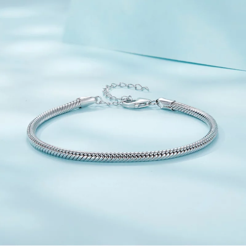 (image pour) Bracelet à chaîne serpent de style Pandora - SCB252 - Afficher 4
