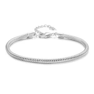 (image pour) Bracelet à chaîne serpent de style Pandora - SCB252